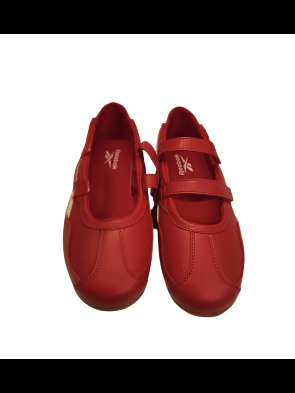 New Reebok Red Mary Jane Ballet Sneakers Double Strap Shoes Women's Sizes